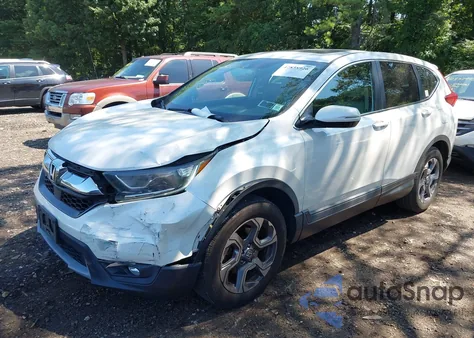 2018 Honda Cr-V Ex z USA, uszkodzony, nr VIN 2HKRW2H54JH624177